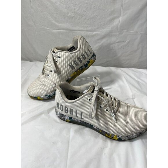 No Bull Spring Fling Trainers Women’s SuperFabric White Sneakers SIZE 7.5 - Picture 2 of 15